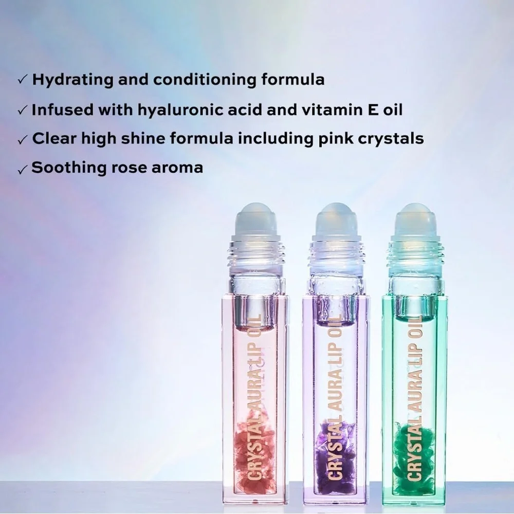 ❄️ Makeup Revolution | Crystal Aura Lip Oil Amethyst
